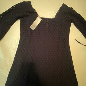 Blue Long Sleeve Fitted Ribbed Blouse